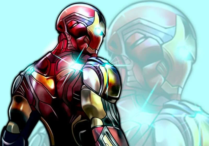 Illustration du film Iron Man 1 réalisée par Sofiane Chabane